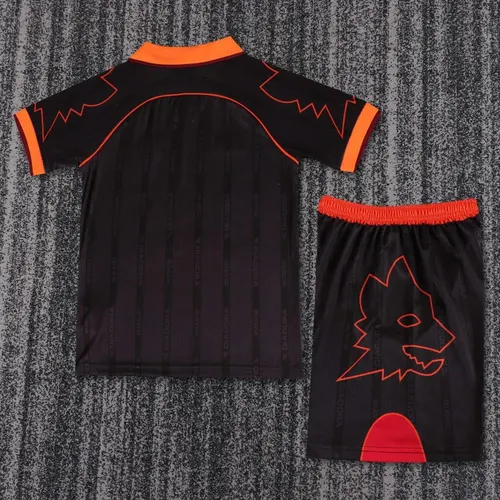 1999-2000 Retro Roma Away Soccer Jersey  Kids Size — view 2