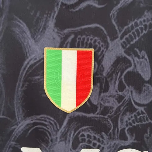 2023/2024 Napoli Halloween Special Edition Black Soccer Jersey  — view 6