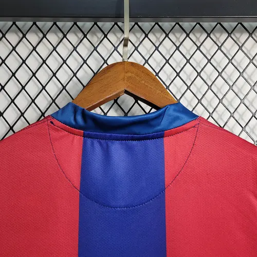 Camisa de Futebol Retro Barcelona Home 2007/2008  — view 6