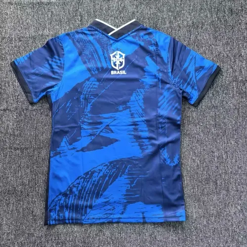 2025/2026 Brasilien Sonderedition blaues Fußballtrikot  — view 2
