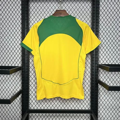 Camisa Retro Brasil Casa 2004 AAA qualidade fã — view 2
