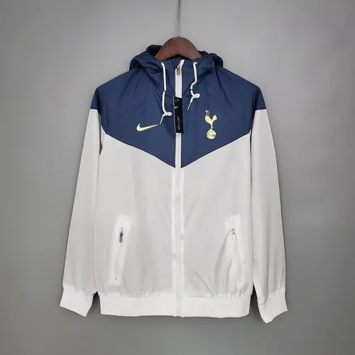 2021/2022 Chaqueta Cortavientos Tottenham Jersey Azul-Blanco