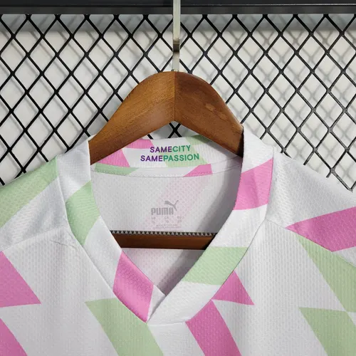 2023/2024 Manchester City Trainingsanzug Weiß Fußballtrikot AAA fan-gradät — view 7