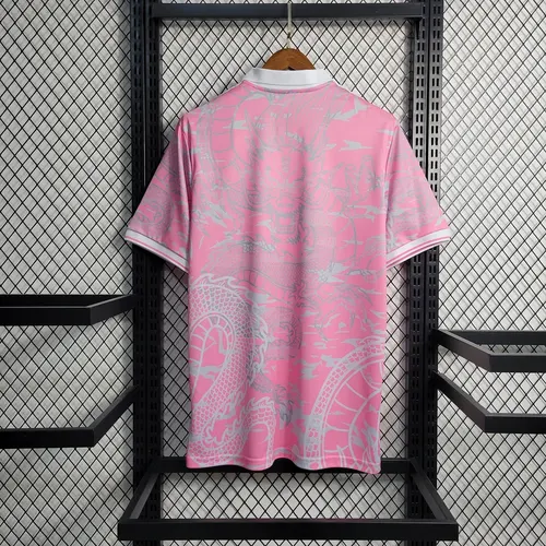 2023/2024 Real Madrid Chinesischer Drachen Pink Fußballtrikot — view 2