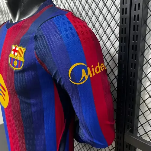 2026/2027 Long Sleeve Player Version Barcelona Home Football Jersey   — view 8