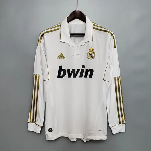 2011/2012 Retro Manga Larga Real Madrid Local — view 1