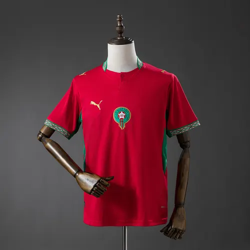 Camisa de Futebol Casa Seleção Marroquina 2026 AAA Grau Fã — view 4