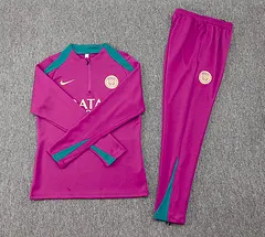 2024/2025 Psg Paris Saint-Germain Half-Pull Training Suit Rose Red Set — view 7