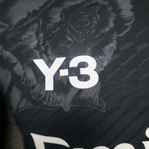 2024/2025 Spieler-Version Real Madrid Y-3 Sonderedition Schwarz Fußballtrikot  — view 8