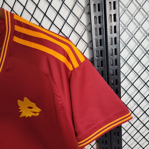 2023/2024 Roma Home Soccer Jersey  — view 9