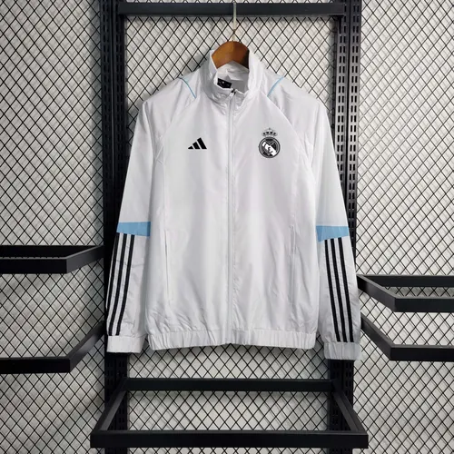 2023 Real Madrid Camisa de Futebol Corta-Vento Branca  — view 1