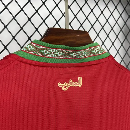 Camisa de Futebol Casa Seleção Marroquina 2026 AAA Grau Fã — view 6