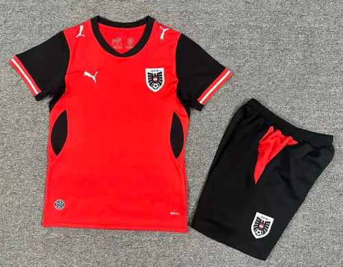 2026 Austria National Team Home Football Shirt   Kids Size