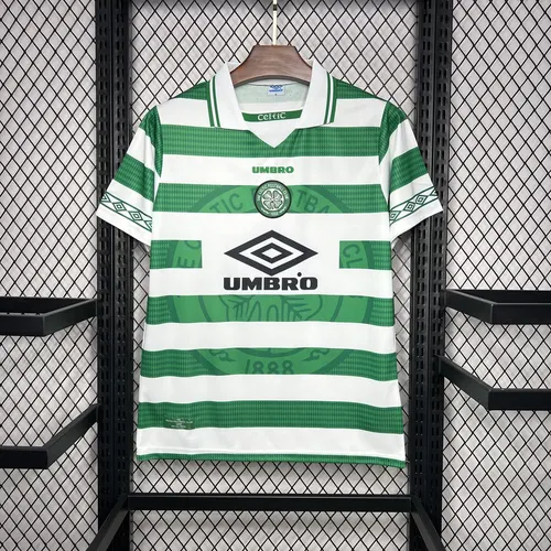 1998/1999 Retro Celtic Heim Fußballtrikot  — view 1