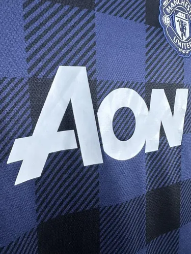 2013/2014 Retro Long Sleeve Manchester United Away Football Shirt  — view 5