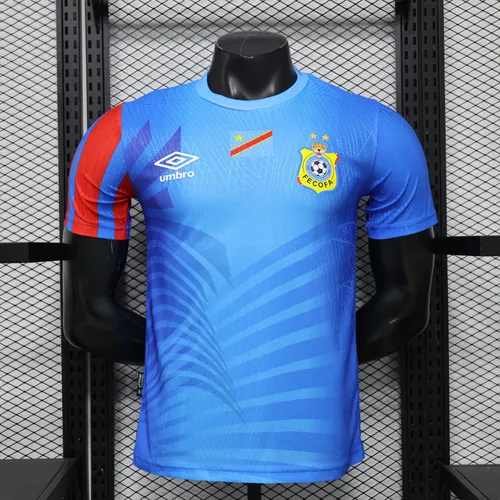 2026 Player Version Congo Home Blue Football Shirt  — view 1