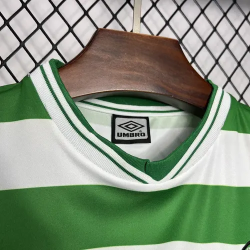 Camisa de Futebol Retro 1999/2000 Celtic Casa  — view 4