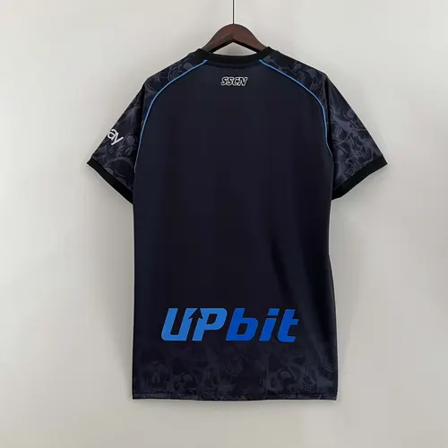 2023/2024 Napoli Halloween Special Edition Black Soccer Jersey  — view 2