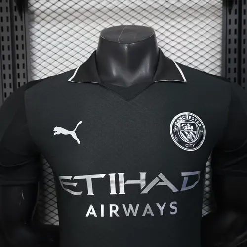 2025/2026 Spieler Version Manchester City Auswärts Fußballtrikot  — view 3