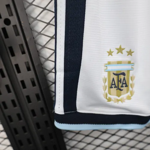 2026 Player Version Argentina National Team Home White Shorts  — view 7