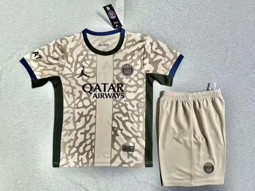 2023/2024 Psg Paris Saint-Germain Viertes Auswärts Fußballtrikot  Kindergröße