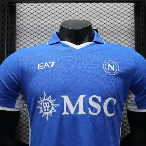 2024/2025 Player Version Napoli Home Soccer Jersey  — view 3