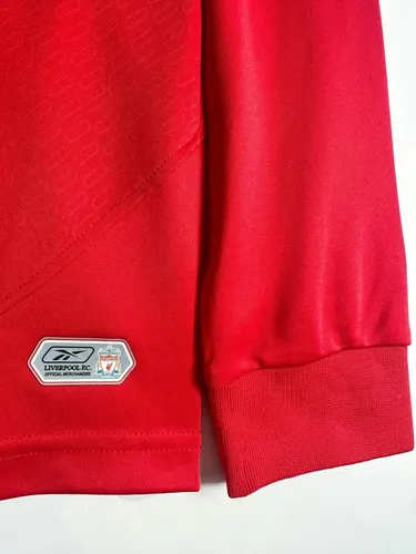 2004/2005 Camisa Retrô Liverpool FC Home Manga Longa  — view 8