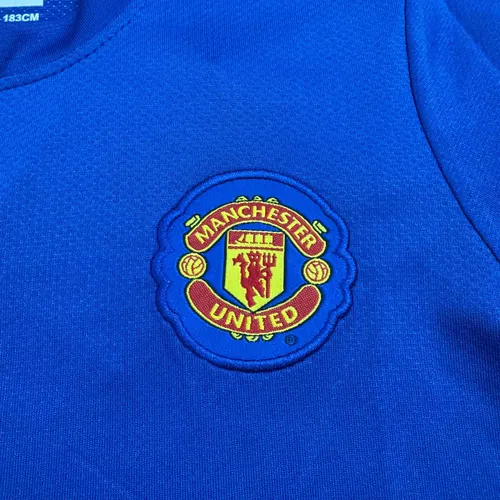 Camisa de Futebol Retro Manchester United Third Away 2008/2009 Manga Longa Tamanho Infantil Qualidade Tailândia — view 3