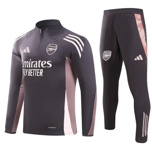 طقم تدريب نصف سحاب Arsenal بنفسجي موسم 2024/2025 جودة تايلاندية — view 1