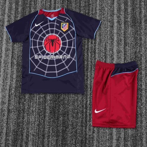 2004-2005 Retro Atletico Madrid Visitante Camiseta de Fútbol  Talla Infantil — view 1