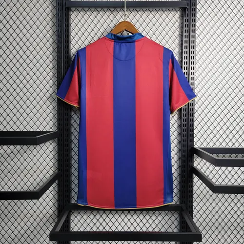 Camisa de Futebol Retro Barcelona Home 2007/2008  — view 2