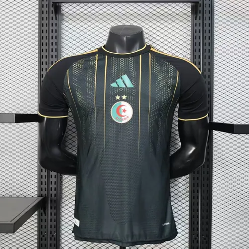 2026 Player Version Algeria National Team Black Gold Special Edition Football Shirt 