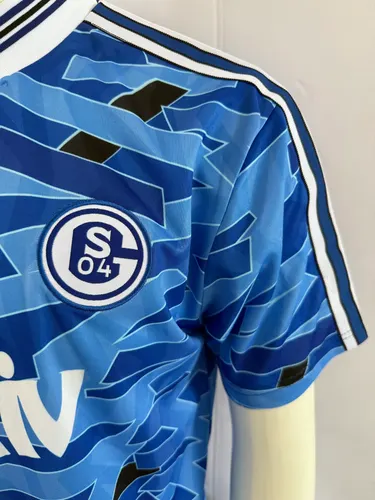 1992/1993 Retro Schalke 04 Home Football Jersey   — view 4