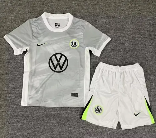 2025/2026 VfL Wolfsburg Away Football Jersey fan-grade Kids Size — view 1