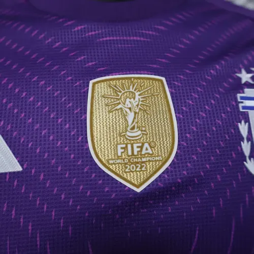 2025/2026 Player Version Argentina Goalkeeper Purple Football Jersey  — view 5