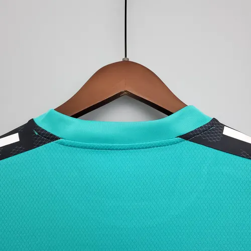 2021/2022 Real Madrid Training Wear Football Shirt Green — view 7