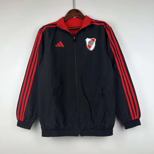 Chaqueta cortavientos del River Plate 2023/2024 negra Camiseta de fútbol  — view 1