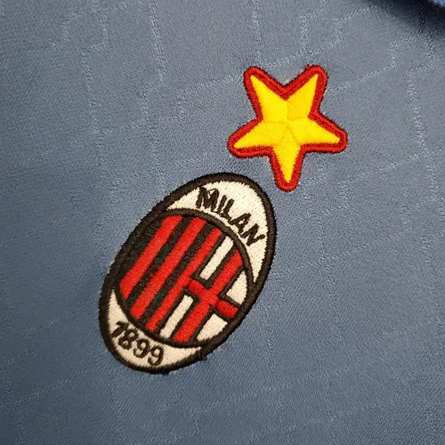 1995/1996 Retro AC Milan Quarto Uniforme Visitante Camisa de Futebol  — view 5