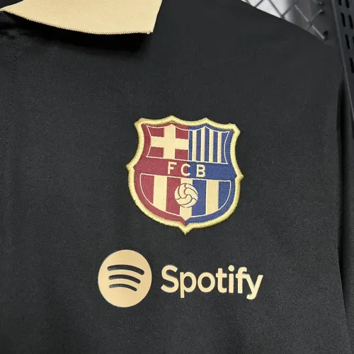2024/2025 Barcelone Polo Noir Maillot de Foot  — view 5