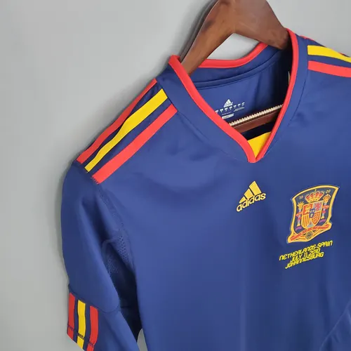 2010 Retro España Visitante Camiseta Fútbol — view 6