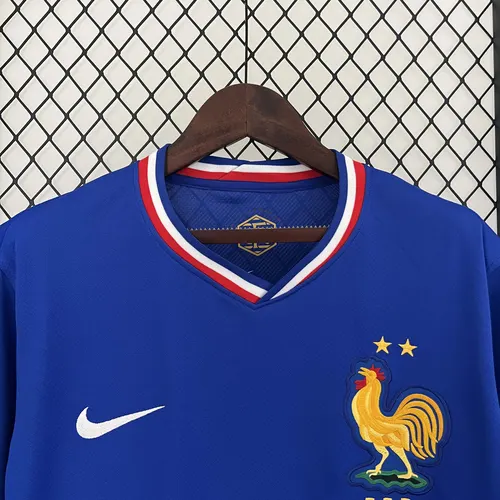 Camiseta de Fútbol 2024 de Francia Local AAA calidad aficionado — view 3
