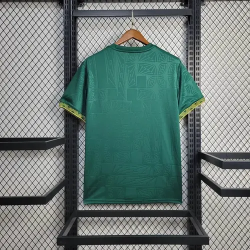 2025 Mexiko National Gold Cup Version grünes Fußballtrikot AAA Fan-Qualität — view 2