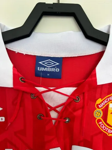 1992/1994 Maillot Rétro Manches Longues Manchester United Home Football  — view 3