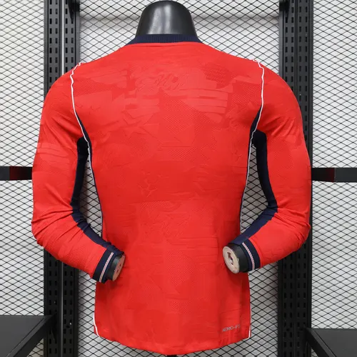 Camisa de Futebol Manga Longa Fora Inglaterra 2026 Versão Jogador AAA qualidade fã — view 2