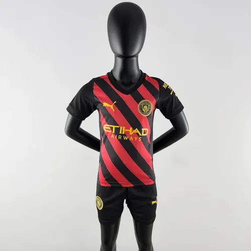 Maillot de football extérieur Manchester City 2022/2023  taille enfant