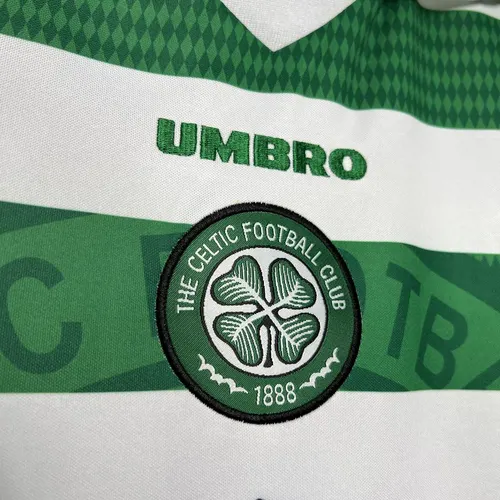 1998/1999 Retro Celtic Heim Fußballtrikot  — view 5