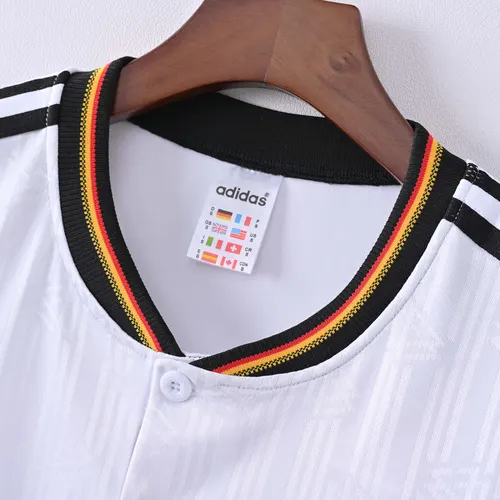 1996 Retro Germany Home Soccer Jersey Football Shirt  — view 3
