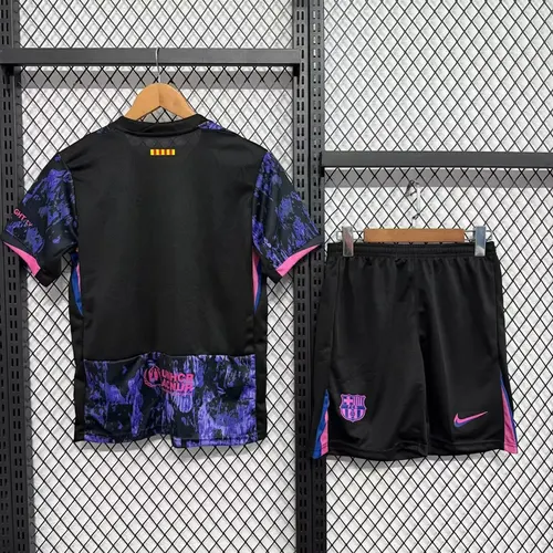 2025/2026 Barcelone Vêtements d'Entraînement Maillot de Football  Taille Enfant — view 2