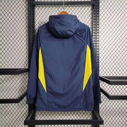 2023 Spain WindbreakerNavy blue Soccer Jersey  — view 2