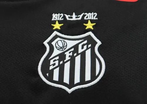 2012/2013 Retro Langarm Santos Auswärts Fußballtrikot Kindergröße   — view 6